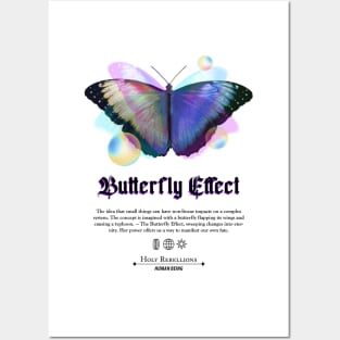 Butterfly Effect by Holy Rebellions - Human Being #003 T-Shirt Posters and Art